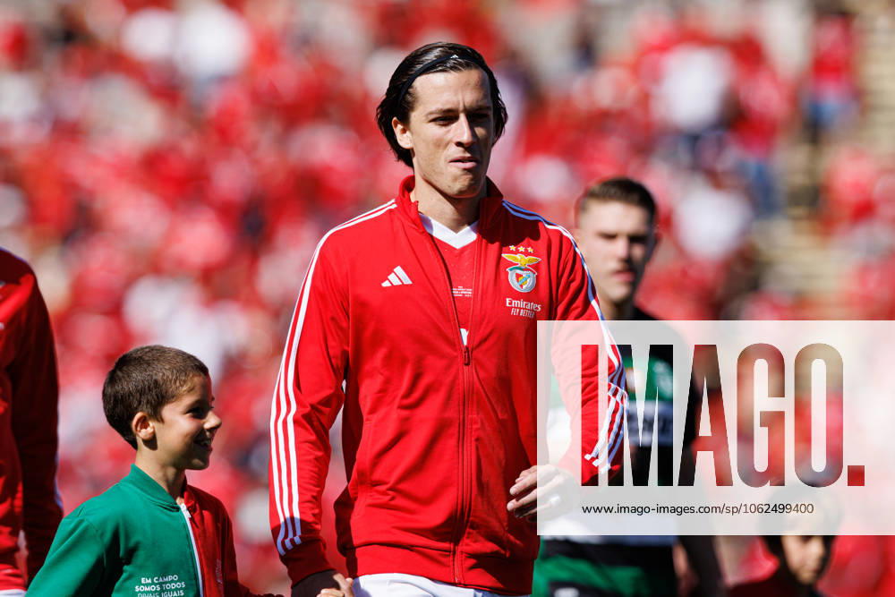 Alvaro Carreras seen during Taca de Portugal 2025 final game between teams of SL Benfica and Sporting CP (Maciej Rogowski) Lisboa Estadio Nacional Jamor Portugal