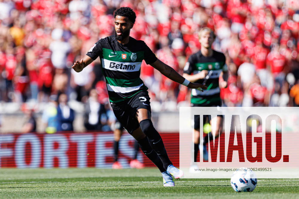Jeremiah St. Juste seen during Taca de Portugal 2025 final game between teams of SL Benfica and Sporting CP (Maciej Rogowski) Lisboa Estadio Nacional Jamor Portugal