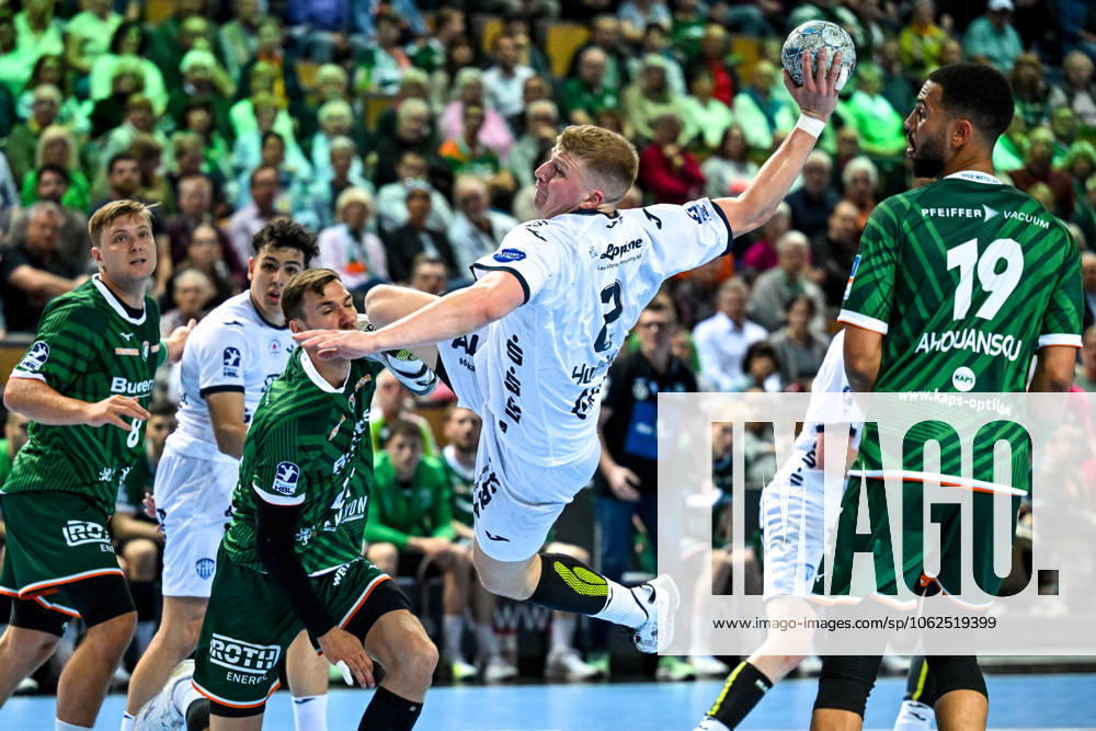 Lukas Hutecek TBV Lemgo Lippe, 02 on throw, GER, HSG Wetzlar vs TBV Lemgo Lippe, Handball, Bundesliga, 31 Matchday, Season 2024 2025, 28 05 2025 GER, HSG Wetzlar vs TBV Lemgo Lippe, Handball, Bundesliga, 31 Matchday, Season 2024 2025, 28 05 2025 Wetzlar