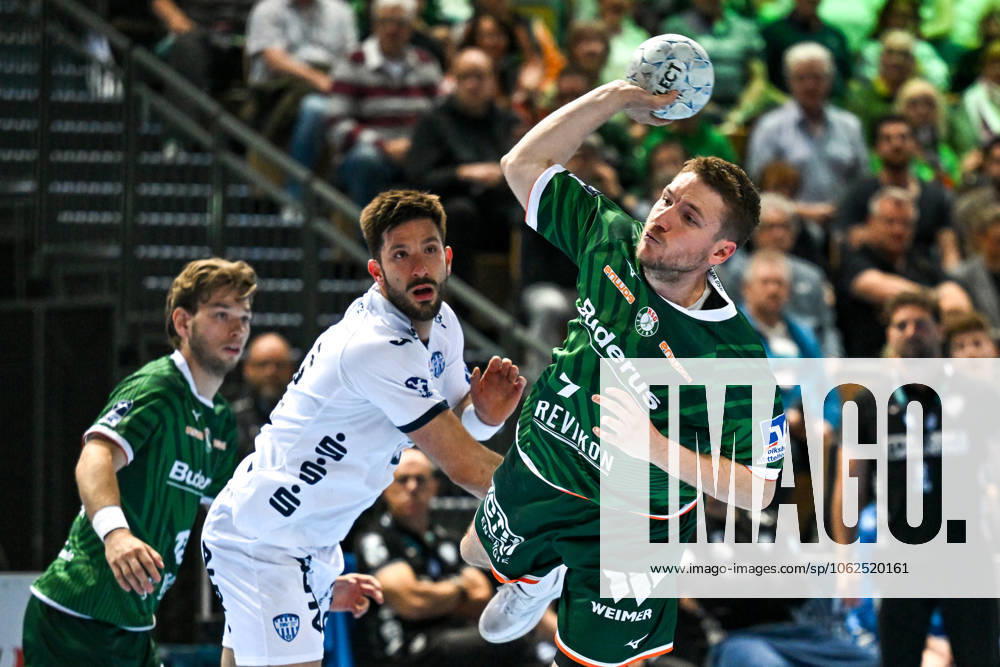 Dominik Mappes HSG Wetzlar, 07 on throw, GER, HSG Wetzlar vs TBV Lemgo Lippe, Handball, Bundesliga, 31 Matchday, Season 2024 2025, 28 05 2025 GER, HSG Wetzlar vs TBV Lemgo Lippe, Handball, Bundesliga, 31 Matchday, Season 2024 2025, 28 05 2025 Wetzlar