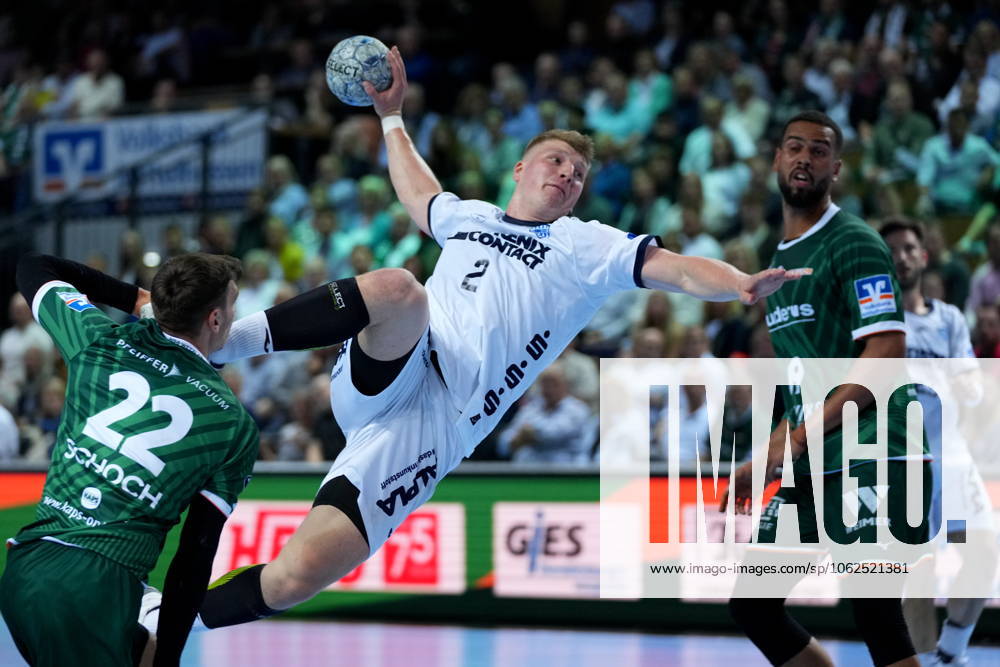 Wetzlar, Germany, May 28th 2025: Lukas Hutecek ( 2 Lemgo ) during the Daikin Handball-Bundesliga match between HSG Wetzlar and TBV Lemgo at Buderus Arena Wetzlar. (Julia Kneissl SPP)