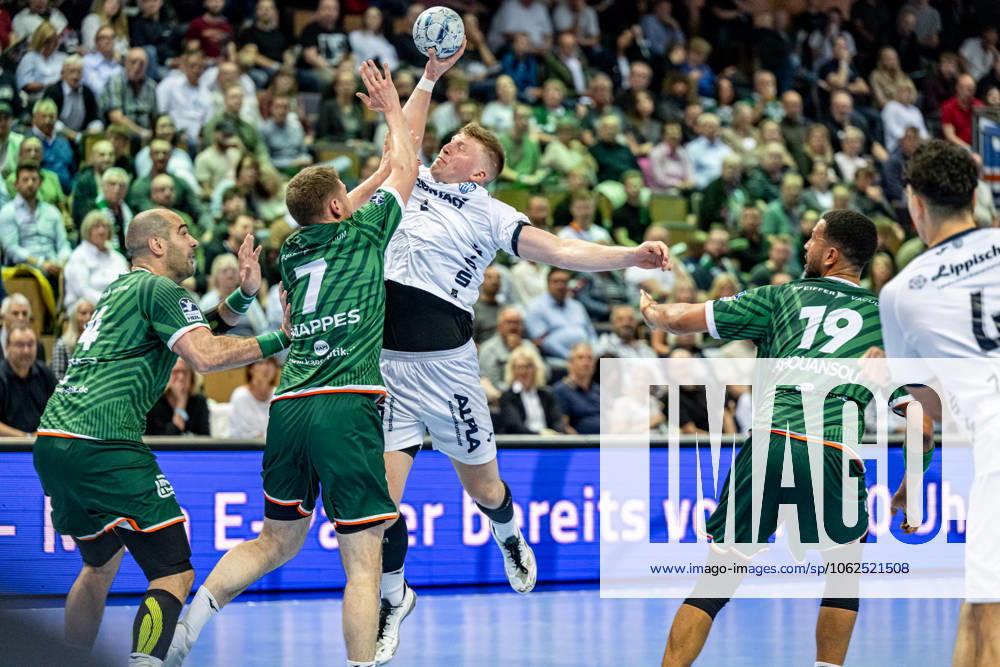 Handball Bundesliga HSG Wetzlar TBV Lemgo Lippe, 28 05 25 Lukas Hutecek TBV Lemgo Lippe, 2 , Dominik Mappes HSG Wetzlar, 7 , Vladimir Vranjes HSG Wetzlar, 14 , Philipp Ahounasou HSG Wetzlar, 19 Handball Bundesliga HSG Wetzlar TBV Lemgo Lippe Wetzlar, 28 05 25
