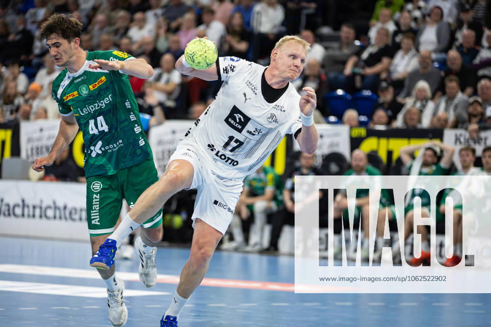 DAIKIN HBL THW Kiel vs SC DHfK Leipzig 28 05 25 Patrick Wiencek Nr 17, THW Kiel in attack DAIKIN HBL THW Kiel vs SC DHfK Leipzig, Wunderino Arena on 28 05 25