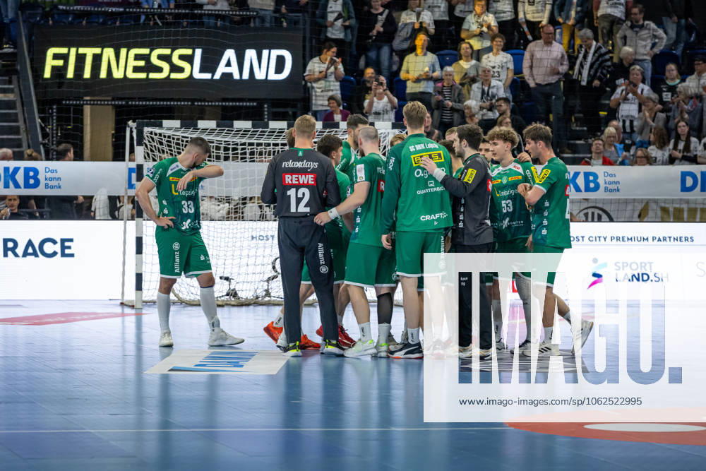 DAIKIN HBL THW Kiel vs SC DHfK Leipzig 28 05 25 Team SC DHfK Leipzig after the match DAIKIN HBL THW Kiel vs SC DHfK Leipzig, Wunderino Arena on 28 05 25