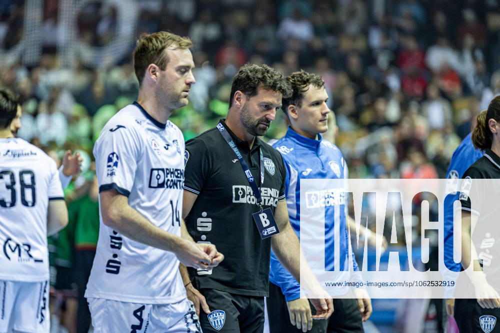 Handball Bundesliga HSG Wetzlar TBV Lemgo Lippe, 28 05 25 Florian Kehrmann TBV Lemgo Lippe , Bobby Schagen TBV Lemgo Lippe, 14 , Constantin Möstl TBV Lemgo Lippe, 1 Handball Bundesliga HSG Wetzlar TBV Lemgo Lippe Wetzlar, 28 05 25