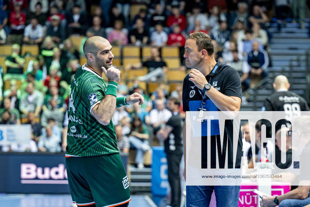 Handball Bundesliga HSG Wetzlar TBV Lemgo Lippe, 28 05 25 Vladimir Vranjes HSG Wetzlar, 14 , Momir Ilic HSG Wetzlar Handball Bundesliga HSG Wetzlar TBV Lemgo Lippe Wetzlar, 28 05 25