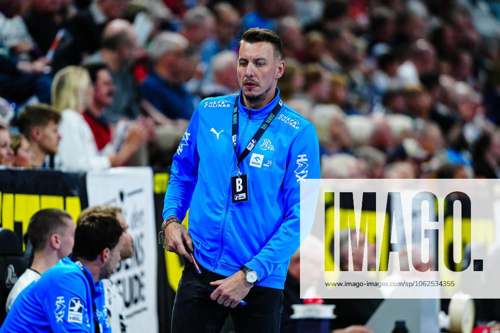 Filip Jicha THW Kiel, Coach GER, THW Kiel vs SC DHfK Leipzig, Handball, Bundesliga, Matchday, 31, Season 2024 2025, 28 05 2025 GER, THW Kiel vs SC DHfK Leipzig, Handball, Bundesliga, Matchday, 31, Season 2024 2025, 28 05 2025 Kiel