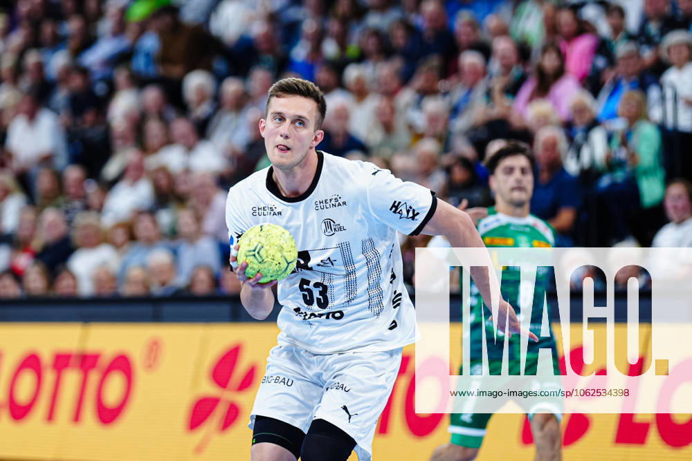 Nikola Bilyk THW Kiel, 53 GER, THW Kiel vs SC DHfK Leipzig, Handball, Bundesliga, Matchday, 31, Season 2024 2025, 28 05 2025 GER, THW Kiel vs SC DHfK Leipzig, Handball, Bundesliga, Matchday, 31, Season 2024 2025, 28 05 2025 Kiel