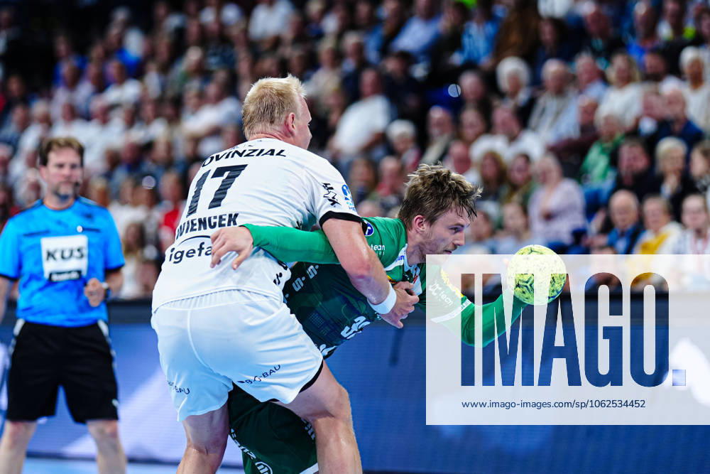 Patrick Wiencek THW Kiel, 17 , Franz Semper SC DHfK Leipzig, 32 GER, THW Kiel vs SC DHfK Leipzig, Handball, Bundesliga, Matchday, 31, Season 2024 2025, 28 05 2025 GER, THW Kiel vs SC DHfK Leipzig, Handball, Bundesliga, Matchday, 31, Season 2024 2025, 28 05 2025 Kiel