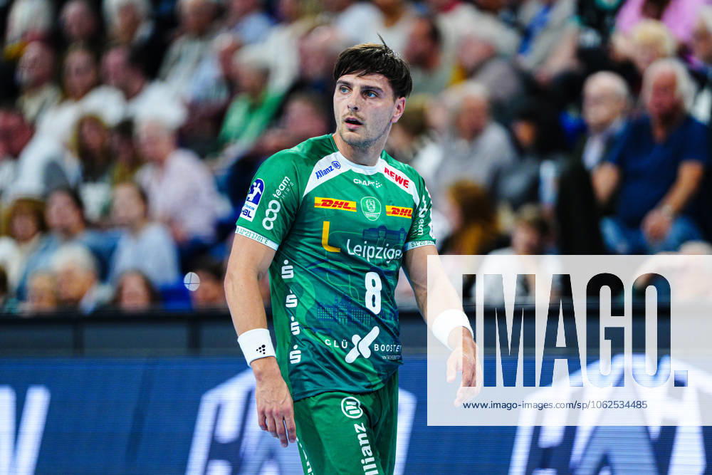 Lucas Krzikalla SC DHfK Leipzig, 08 GER, THW Kiel vs SC DHfK Leipzig, Handball, Bundesliga, Matchday, 31, Season 2024 2025, 28 05 2025 GER, THW Kiel vs SC DHfK Leipzig, Handball, Bundesliga, Matchday, 31, Season 2024 2025, 28 05 2025 Kiel