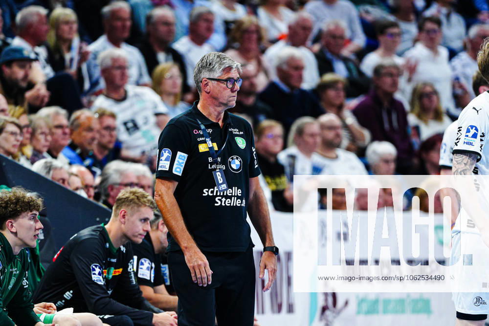 Runar Sigtryggsson SC DHfK Leipzig, Coach GER, THW Kiel vs SC DHfK Leipzig, Handball, Bundesliga, Matchday, 31, Season 2024 2025, 28 05 2025 GER, THW Kiel vs SC DHfK Leipzig, Handball, Bundesliga, Matchday, 31, Season 2024 2025, 28 05 2025 Kiel