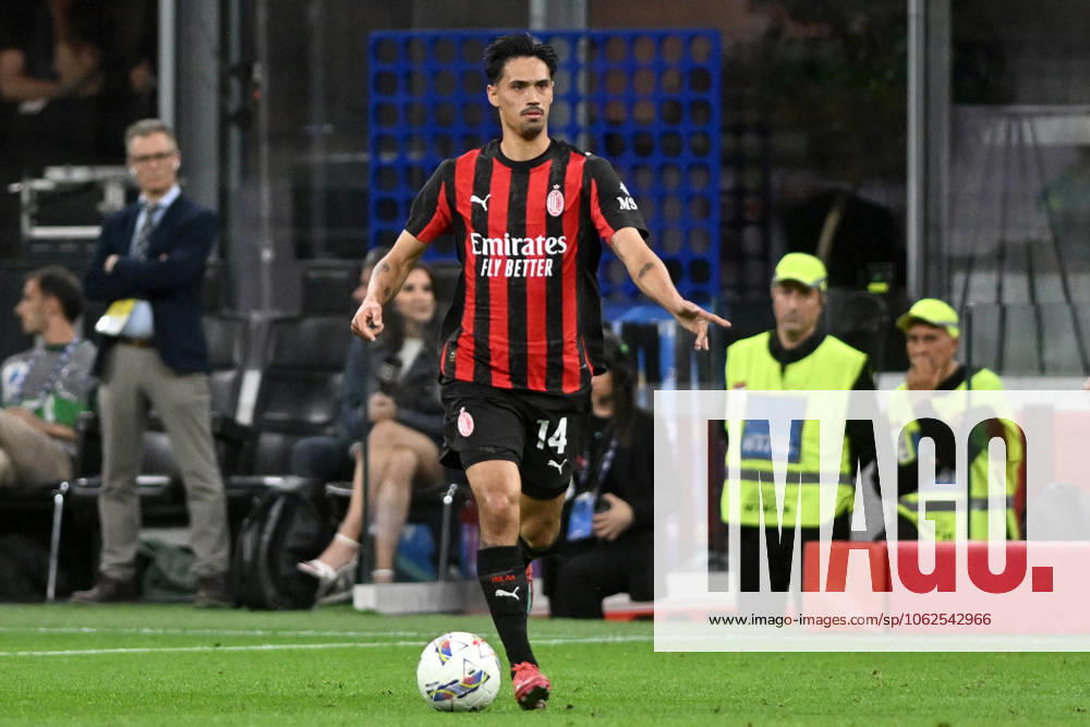 TIJANI REIJNDERS, Serie A 2024-25, Milan-Monza 2-0, Milan New Shirt 2025-26, azione, action, single shot SERIE A 2024-25 MILAN-MONZA 2-0 Milan Maglia Nuova 2025-26