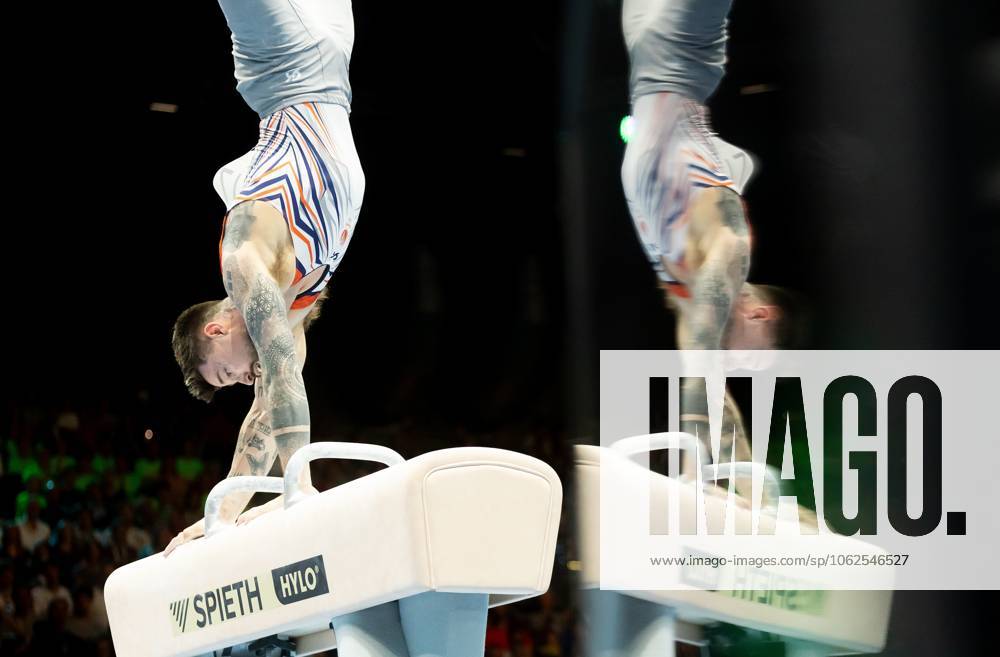 Bilder des Jahres 2025, Sport 05 Mai LEIPZIG - Casimir Schmidt in action during the all-around finals at the European Gymnastics Championships in Leipzig, Germany. ANP IRIS VAN DEN BROEK ANPxSportx IVx 528965889 originalFilename: 528965889