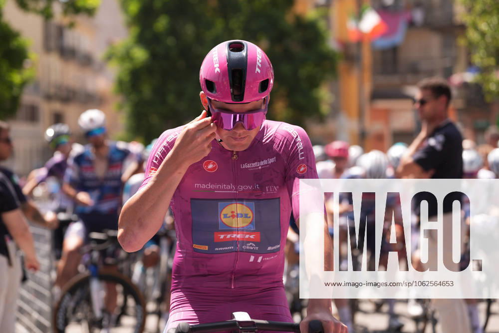 Pedersen Mads of Lidl-Trek, cyclamen jersey, during the stage 19 of the Giro dItalia from Biella to Champoluc, Italy - Friday, May 30, 2025. - cycling.