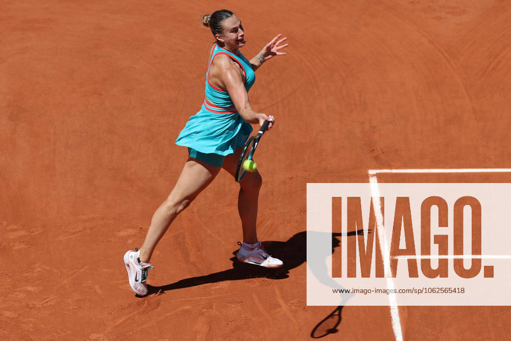 ARYNA SABALENKA during the match against Olga Danilovic of Serbia at the third round of the French Open 2025 at Roland Garros in Paris. Paris France - ZUMAc278 20250530_zsp_c278_007