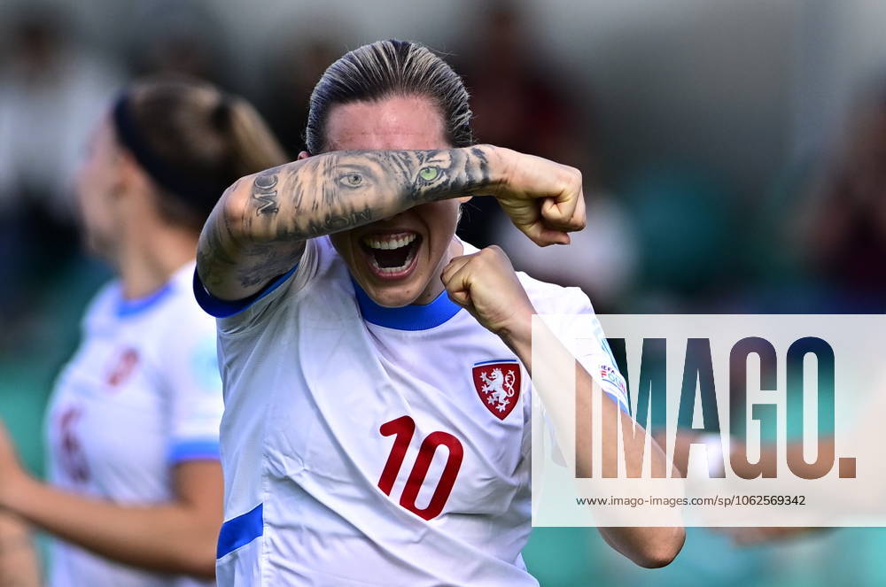 KW22 Bilder des Jahres 2025, Sport 05 Mai Czech Katerina Svitkova celebrates goal during the Women s Football Nations League, B4 Group 5th round match: Czechia vs Croatia in Chomutov, Czech Republic, May 30, 2025. (CTKxPhoto OndrejxHajek) CTKPhotoP2025053005901 CTKPhotoP2025053005901