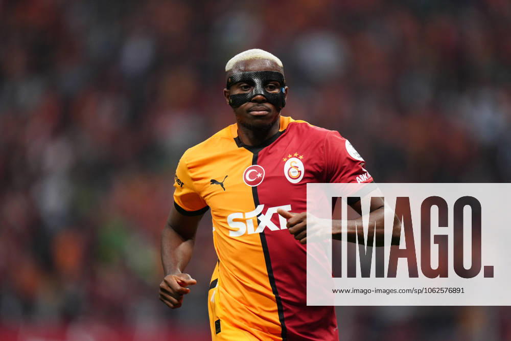 Galatasaray v RAMS Basaksehir - Turkish Super Lig ISTANBUL, TURKIYE - MAY 30: Victor Osimhen of Galatasaray in action during the 38th and final week match of the Turkish Super Lig between Galatasaray and RAMS Basaksehir at RAMS Park in Istanbul, Turkiye on May 30, 2025. Hakan Akgun Anadolu Istanbul Turkey. Editorial use only. Please get in touch for any other usage.