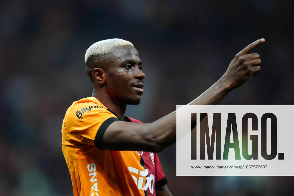 Galatasaray v RAMS Basaksehir - Turkish Super Lig ISTANBUL, TURKIYE - MAY 30: Victor Osimhen of Galatasaray celebrates after scoring a goal during the 38th and final week match of the Turkish Super Lig between Galatasaray and RAMS Basaksehir at RAMS Park in Istanbul, Turkiye on May 30, 2025. Hakan Akgun Anadolu Istanbul Turkey. Editorial use only. Please get in touch for any other usage.