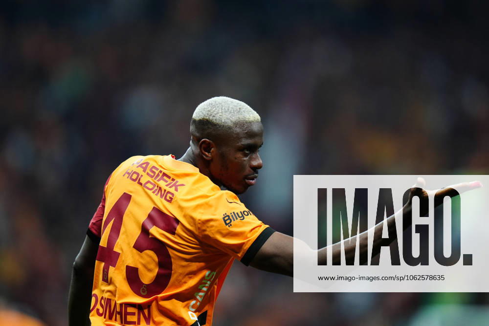 Galatasaray v RAMS Basaksehir - Turkish Super Lig ISTANBUL, TURKIYE - MAY 30: Victor Osimhen of Galatasaray celebrates after scoring a goal during the 38th and final week match of the Turkish Super Lig between Galatasaray and RAMS Basaksehir at RAMS Park in Istanbul, Turkiye on May 30, 2025. Hakan Akgun Anadolu Istanbul Turkey. Editorial use only. Please get in touch for any other usage.