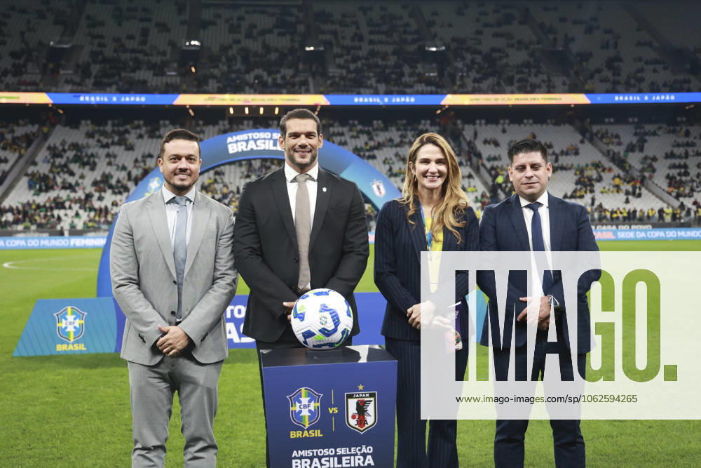 Friendly match between Brazil and Japan in Sao Paulo Sao Paulo (SP), 05 30 2025 friendly teams Brazil Japan the new president of the Brazilian Football Confederation CBF, Samir Xaud, and his vice president Michelle Ramalho, during the match between Brazil and Japan, held at the Neo Quimica Arena, Sao Paulo-SP, this Friday, May 30, 2025. (Foto: Leco Viana Thenews2 imago images)