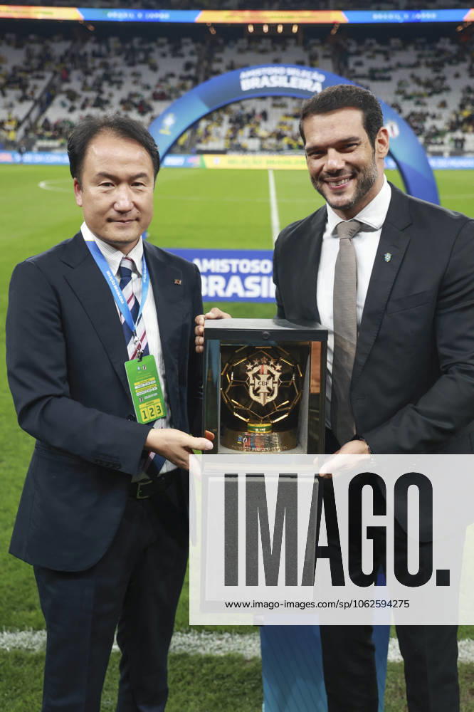 Friendly match between Brazil and Japan in Sao Paulo Sao Paulo (SP), 05 30 2025 friendly teams Brazil Japan the new president of the Brazilian Football Confederation CBF, Samir Xaud, during the match between Brazil and Japan, held at the Neo Quimica Arena, Sao Paulo-SP, this Friday, May 30, 2025. (Foto: Leco Viana Thenews2 imago images)