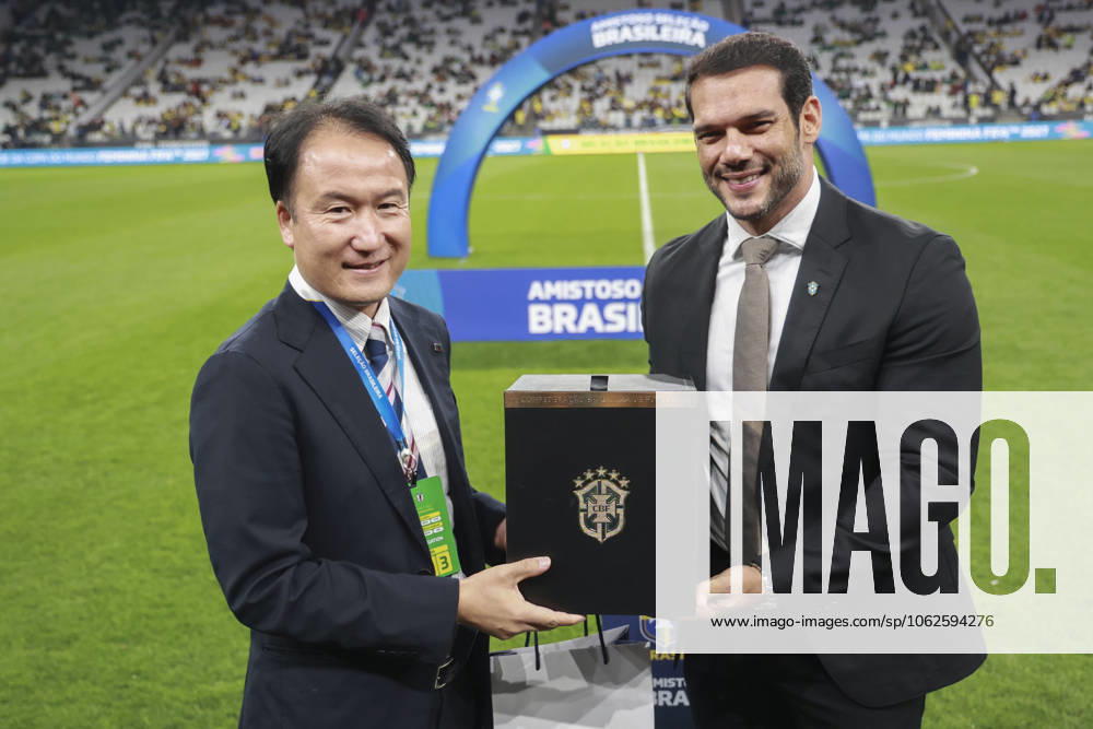 Friendly match between Brazil and Japan in Sao Paulo Sao Paulo (SP), 05 30 2025 friendly teams Brazil Japan the new president of the Brazilian Football Confederation CBF, Samir Xaud, during the match between Brazil and Japan, held at the Neo Quimica Arena, Sao Paulo-SP, this Friday, May 30, 2025. (Foto: Leco Viana Thenews2 imago images)
