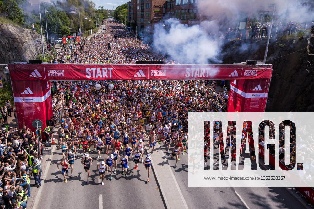 Start of the Stockholm Marathon on May 31, 2025 in Stockholm