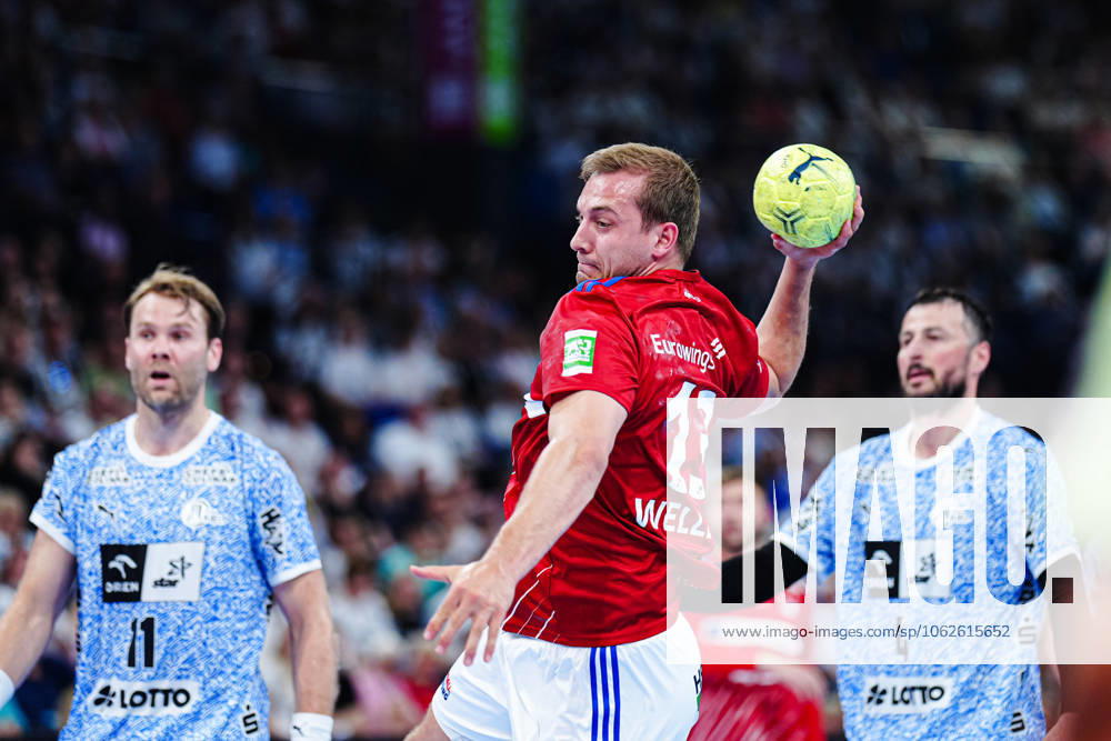 Throw Goal Niklas Weller Handball Sport Verein Hamburg, 13 GER, THW Kiel vs Handball Sport Verein Hamburg, Handball, Bundesliga, Matchday 32, Season 2024 2025, 31 05 2025 GER, THW Kiel vs Handball Sport Verein Hamburg, Handball, Bundesliga, Matchday 32, Season 2024 2025, 31 05 2025 Kiel