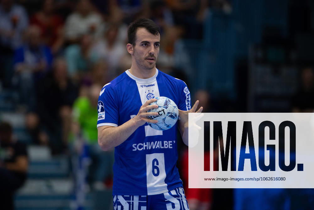 Daikin Handball Bundesliga, VfL Gummersbach SC DHFK Leipzig 31 05 2025 Milos Vujovic VfL Gummersbach, 6 , gets ready for the seven-meter throw Daikin Handball Bundesliga, VfL Gummersbach SC DHFK Leipzig 31 05 2025