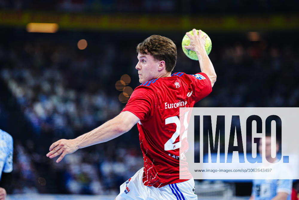 Throw Goal Alexander Hartwig Handball Sport Verein Hamburg, 24 GER, THW Kiel vs Handball Sport Verein Hamburg, Handball, Bundesliga, Matchday 32, Season 2024 2025, 31 05 2025 GER, THW Kiel vs Handball Sport Verein Hamburg, Handball, Bundesliga, Matchday 32, Season 2024 2025, 31 05 2025 Kiel