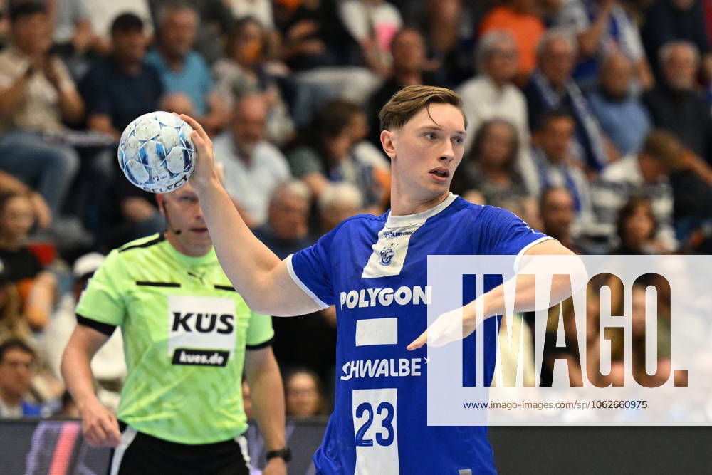 Solo picture Ole Pregler VfL Gummersbach 23 VfL Gummersbach vs SC DHfK Leipzig, Handball, Daikin 1 Bundesliga, 32 Matchday, Season 2024 2025, Schwalbe Arena Gummersbach, 31 05 2025 VfL Gummersbach vs SC DHfK Leipzig, Handball, Daikin 1 Bundesliga, 32 Matchday, Season 2024 2025, Schwalbe Arena Gummersbach, 31 05 2025 Gummersbach