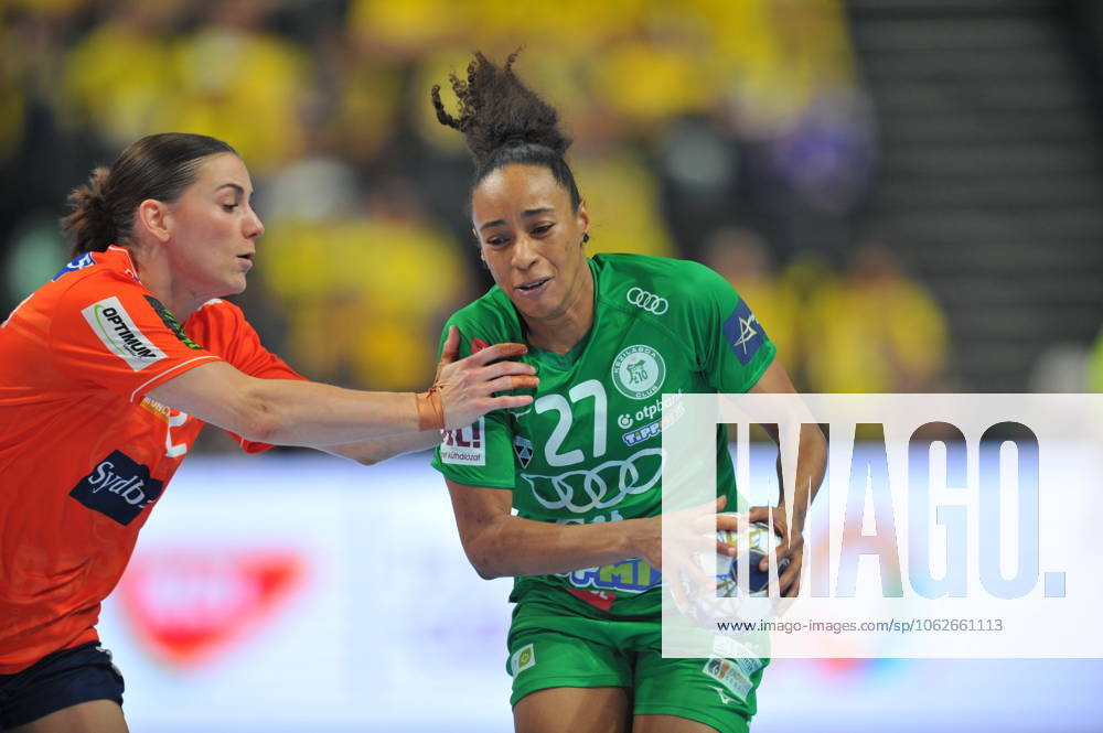 NZE MINKO ESTELLE of Gyori Audi ETO KC on the final of the EHF Champions League Woman between Gyori Audi ETO KC and Odense Handbold on the second day of the EHF Champions league Final4 Woman in Budapest on the 1th of June. Budapest Hungary - ZUMAs291 20250601_zip_s291_043