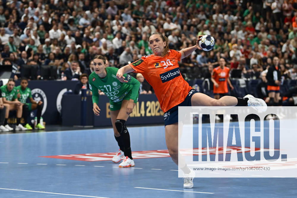 BUDAPEST: Gyori Audi ETO and Odense Handhold, gold medal Andrea Aagot Hansen of Odense Handhold reacts during the EHF Champions League Women 2024 2025 gold medal game between Gyori Audi ETO and Odense Handhold, in Budapest, Hungary, June 01, 2025. Alex Nicodim Imago Images