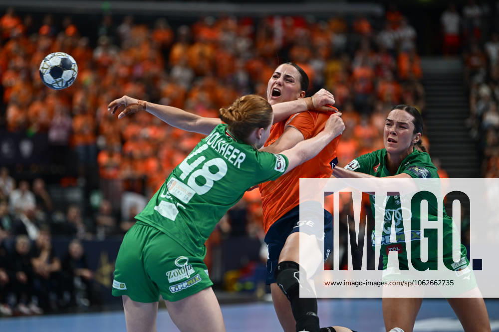 BUDAPEST: Gyori Audi ETO and Odense Handhold, gold medal Ragnhild Valle Dahl of Odense Handhold in action during the EHF Champions League Women 2024 2025 gold medal game between Gyori Audi ETO and Odense Handhold, in Budapest, Hungary, June 01, 2025. Alex Nicodim Imago Images