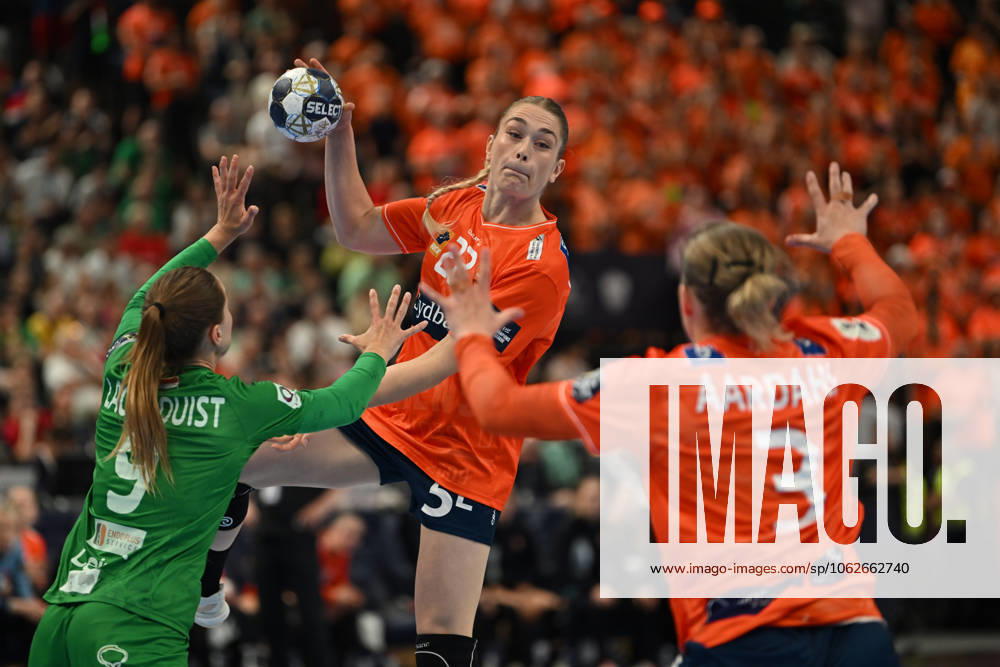BUDAPEST: Gyori Audi ETO and Odense Handhold, gold medal Ragnhild Valle Dahl of Odense Handhold in action during the EHF Champions League Women 2024 2025 gold medal game between Gyori Audi ETO and Odense Handhold, in Budapest, Hungary, June 01, 2025. Alex Nicodim Imago Images