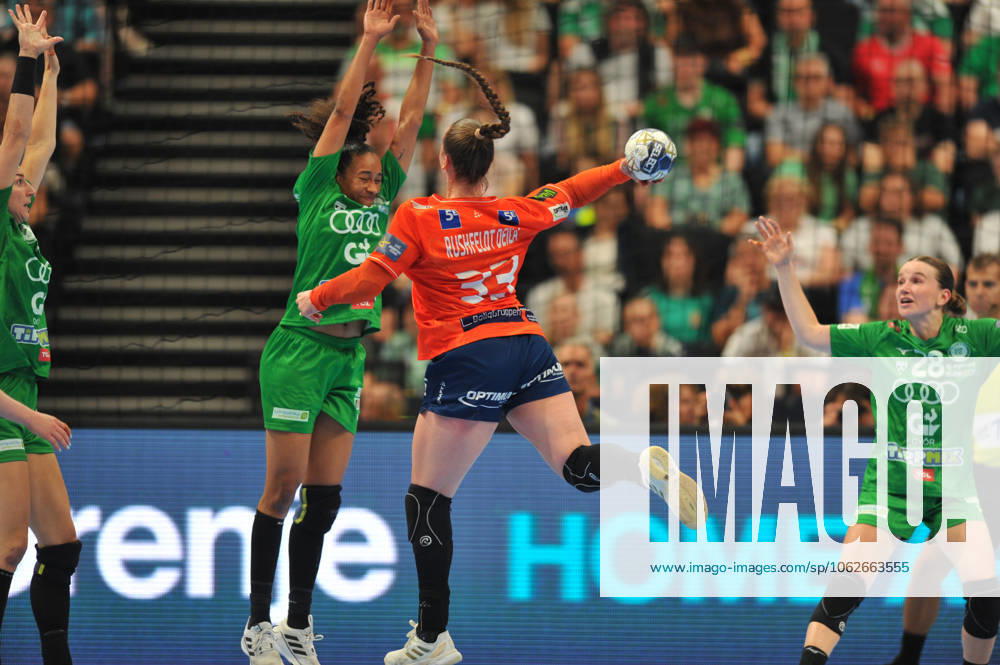 DEILA THALE RUSHFELDT of Odense Handbold on the final of the EHF Champions League Woman between Gyori Audi ETO KC and Odense Handbold on the second day of the EHF Champions league Final4 Woman in Budapest on the 1th of June. Budapest Hungary - ZUMAs291 20250601_zip_s291_055