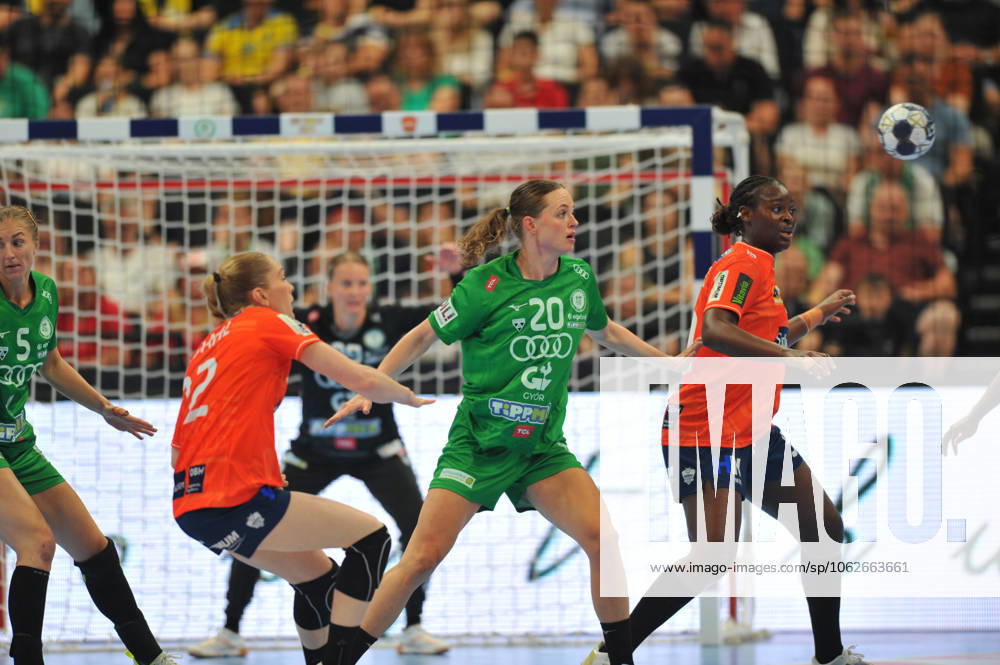JORGENSEN Kristina of Gyori Audi ETO on the final of the EHF Champions League Woman between Gyori Audi ETO KC and Odense Handbold on the second day of the EHF Champions league Final4 Woman in Budapest on the 1th of June. Budapest Hungary - ZUMAs291 20250601_zip_s291_056