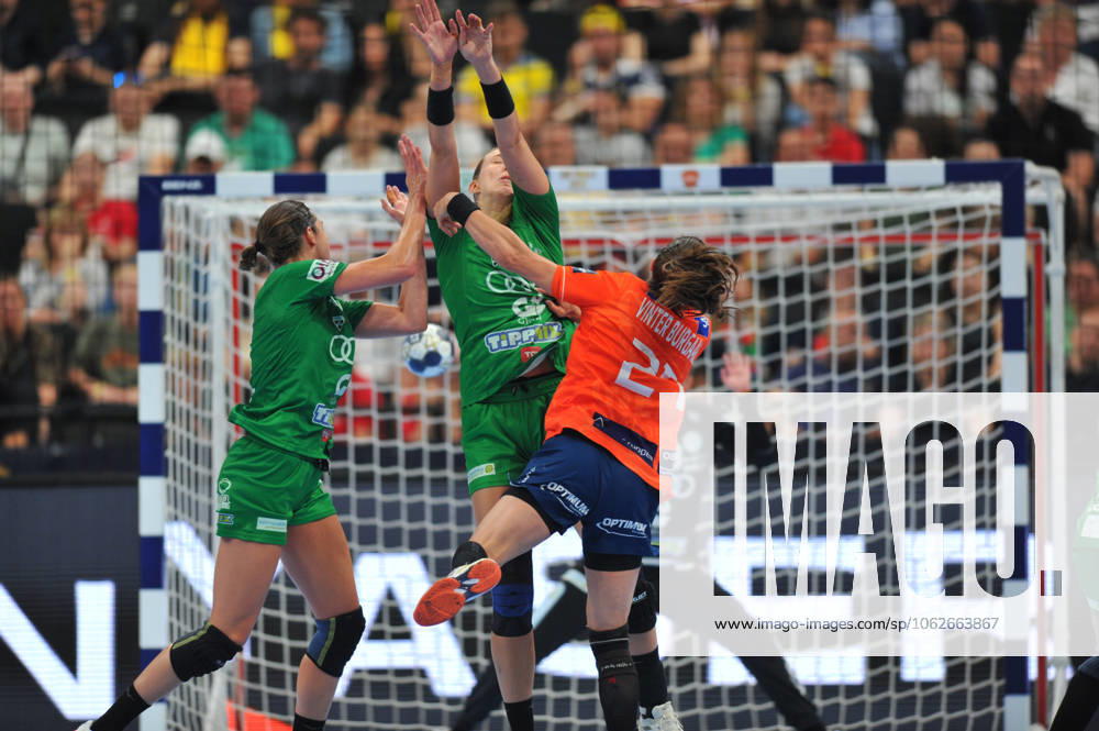 VINTER BURGAARD LOUISE KATHARINA of Odense Handbold on the final of the EHF Champions League Woman between Gyori Audi ETO KC and Odense Handbold on the second day of the EHF Champions league Final4 Woman in Budapest on the 1th of June. Budapest Hungary - ZUMAs291 20250601_zip_s291_063