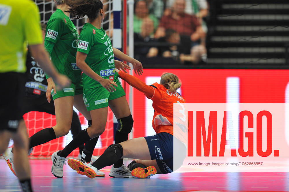 Aardahl Maren Nyland of Odense Handbold on the final of the EHF Champions League Woman between Gyori Audi ETO KC and Odense Handbold on the second day of the EHF Champions league Final4 Woman in Budapest on the 1th of June. Budapest Hungary - ZUMAs291 20250601_zip_s291_070
