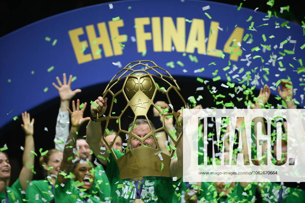 Gyori Audi ETO KC celebrates after winning the final of the EHF Champions League Woman beating Odense Handbold on the second day of the EHF Champions league Final4 Woman in Budapest on the 1th of June. Budapest Hungary - ZUMAs291 20250601_zip_s291_096