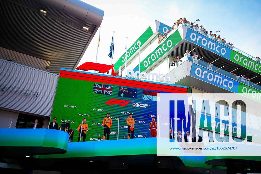 MOTORI - Formula 1 - Aramco Gran Premio de Espana 2025 - Race Podium of the race, during the Spanish GP, Barcelona 29 May-1 June 2025, Montemelo Formula 1 World Championship, WM, Weltmeisterschaft 2025. Spain Spain