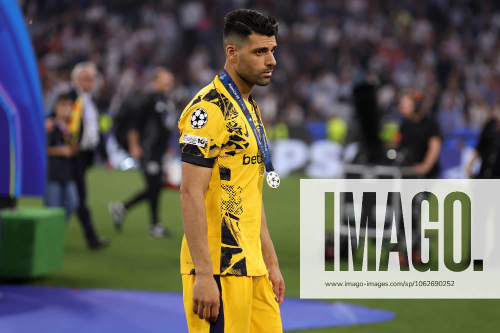 Mehdi Taremi (Fc Internazionale) looks dejected, UEFA Champions League Final 2025, Paris Saint-Germain v FC Internazionale Milano, Munich Football Arena, May 31, 2025, Munich, Germany.
