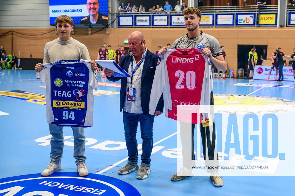 Bastian Freitag TW, ThSV Eisenach back in Eisenach GER, ThSV Eisenach vs. 1 VfL Potsdam, Handball, 1 Bundesliga, 33 Matchday, Season 2024 2025, 04 06 2025 GER, ThSV Eisenach vs. 1 VfL Potsdam, Handball, 1 Bundesliga, 33 Matchday, Season 2024 2025, 04 06 2025 Eisenach