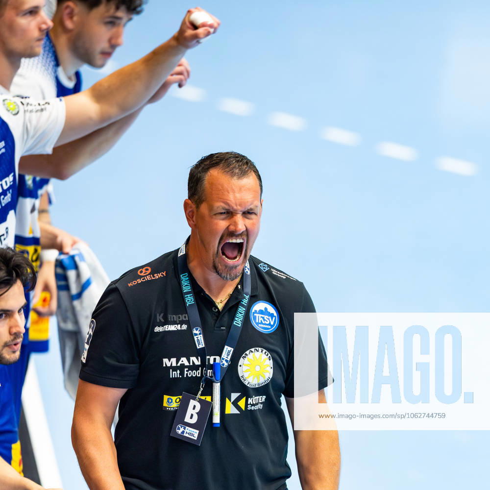 GER, Handball, Men, Season 24 25, 1 Daikin Handball Bundesliga, 33 Matchday, ThSV Eisenach 1 VfL Potsdam Misha Kaufmann ThSV Eisenach,Coach 99817 Eisenach Werner Assmann Halle Am Sportp Thueringen Germany