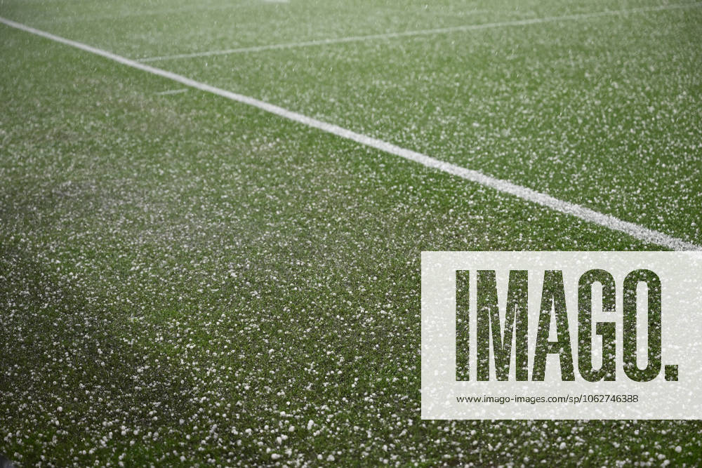 Football UEFA Nations League 1 2 Final, Germany Portugal v l hailstorm over the stadium Muenchen