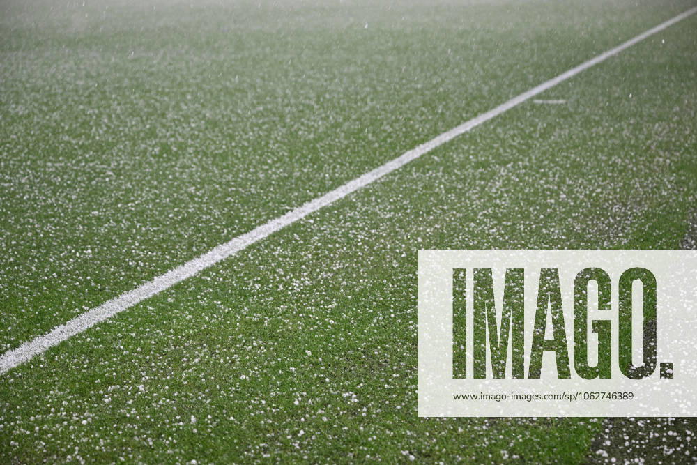Football UEFA Nations League 1 2 Final, Germany Portugal v l hailstorm over the stadium Muenchen