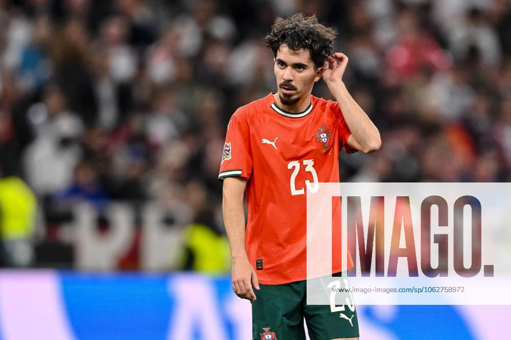 Vitinha Portugal gestures during the UEFA Nations League 2025 semifinal match between Germany and Portugal at Munich Football Arena on June 4, 2025 in Munich, Germany Photo by Harry Langer DeFodi Images