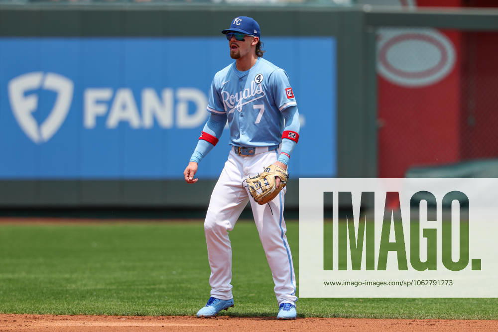 Kansas City Royals shortstop Bobby Witt Jr. (7) is seen during a game against the Detroit Tigers at Kauffman Stadium in Kansas City, MO. CSM Kansas City United States of America - ZUMAc04_ 20250601_zma_c04_425