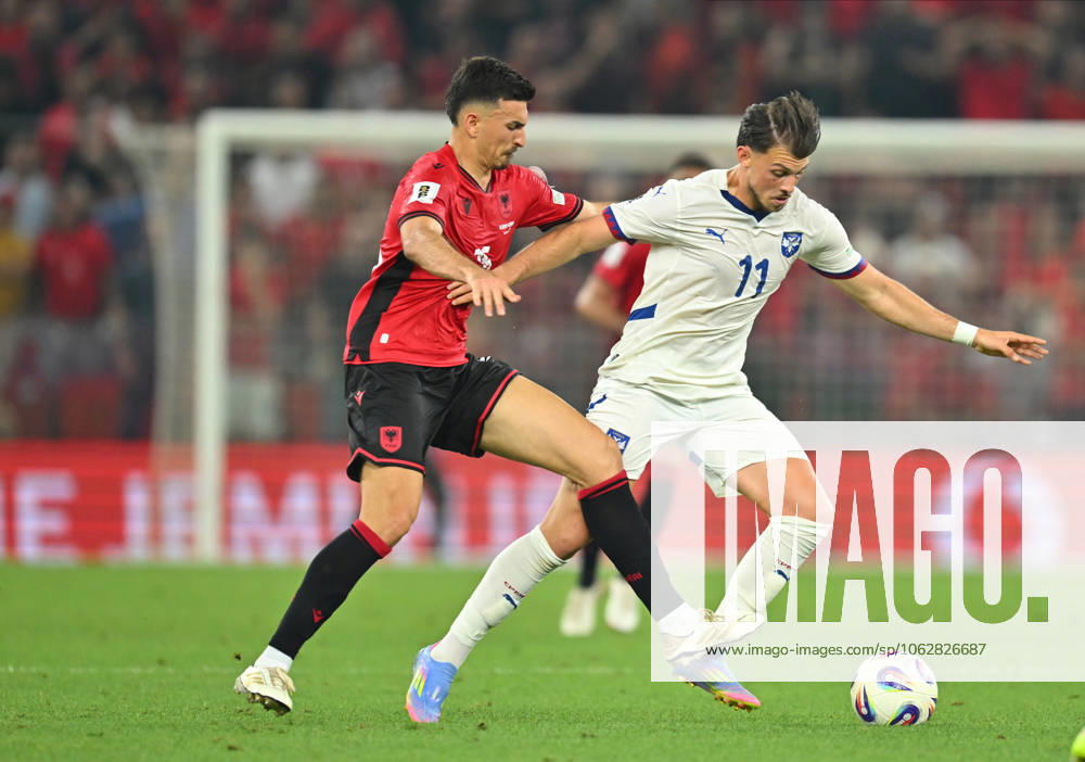ALBANIA vs SERBIA LAZAR SAMARDZIC, football player of Serbia during World Cup qualification match against Albania, at Kombetare stadium. Tirana, 07.06.2025. photo: MN Press photo mm FOOTBALL, SERBIA, ALBANIA, FIFA World Cup, WM, Weltmeisterschaft, Fussball QUALIFICATIONS MATCH Tirana Kombetare stadium Albania