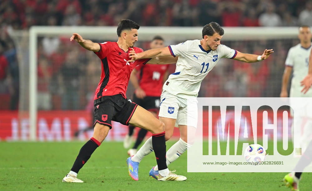 ALBANIA vs SERBIA LAZAR SAMARDZIC, football player of Serbia during World Cup qualification match against Albania, at Kombetare stadium. Tirana, 07.06.2025. photo: MN Press photo mm FOOTBALL, SERBIA, ALBANIA, FIFA World Cup, WM, Weltmeisterschaft, Fussball QUALIFICATIONS MATCH Tirana Kombetare stadium Albania
